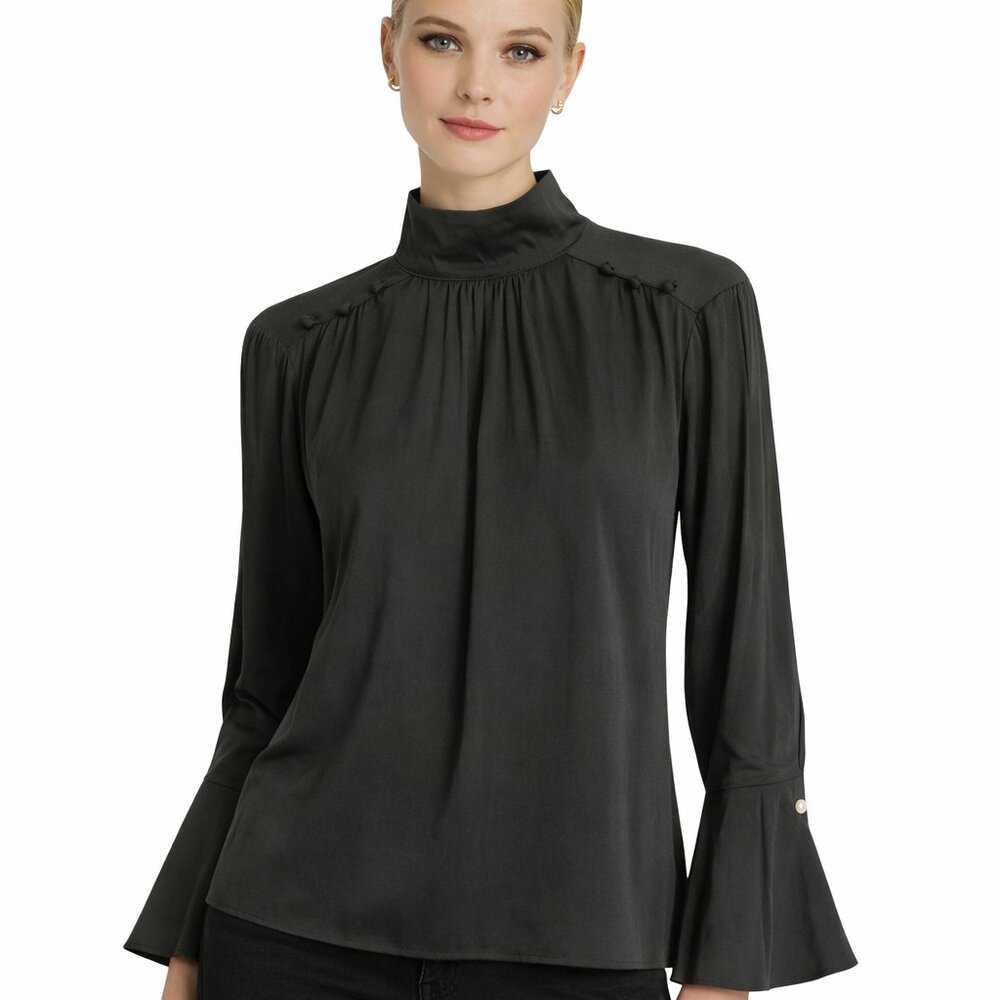 A new day, black blouse size M.